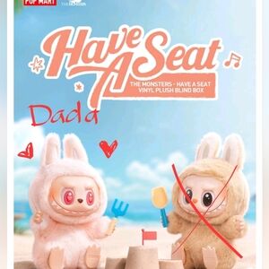 POP MART Authentic labubu Have A Seat